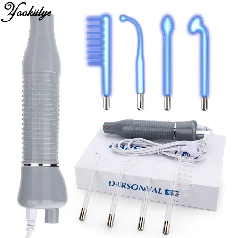 High Frequency Electrode Wand Electrotherapy Glass Tube Beauty Device