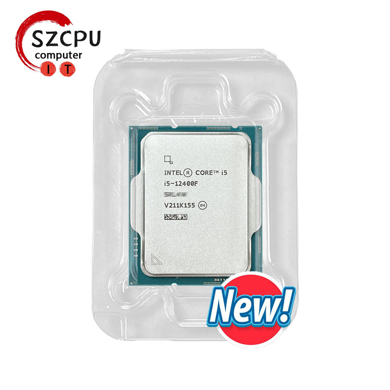 Intel Core i5-12400F New i5 12400F 2.5 GHz 6-Core 12-Thread CPU 10NM L3=18M 65W LGA 1700