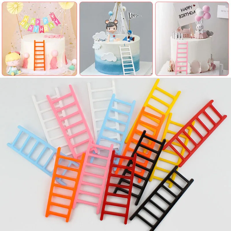 Mini Ladders Birthday Cake Decorating Baking Pastry Toppers Wedding ...