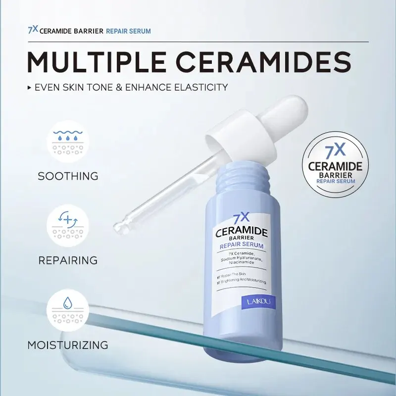 سيروم إصلاح حاجز LAIKOU-Ceramide ، مكثف ، حاجز جلد...