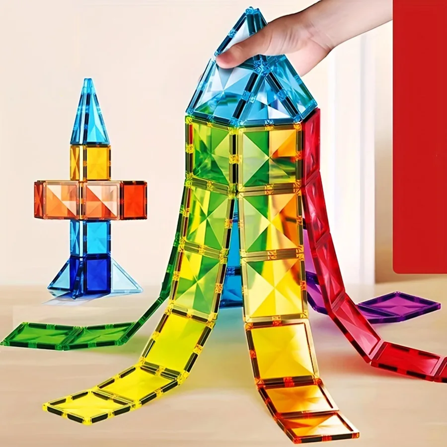 ToylinX Building Puzzle Accessories Magnetic Designer Construction Set Educational Constructor Toys For Kids magnetic building blocks,magnetic assembly toy