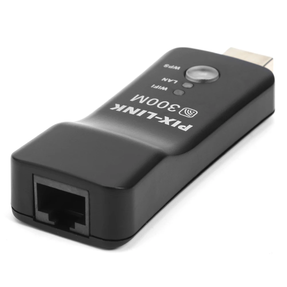 Universal 300Mbps USB WiFi Dongle Receiver with RJ45 - Sleek Design