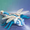 Remote Control Dragonfly 2.4 Ghz Smart Dragonfly RC Toy Robot Dragonfly With Spray And LED Lights RC Realistic Musical Bot For 4