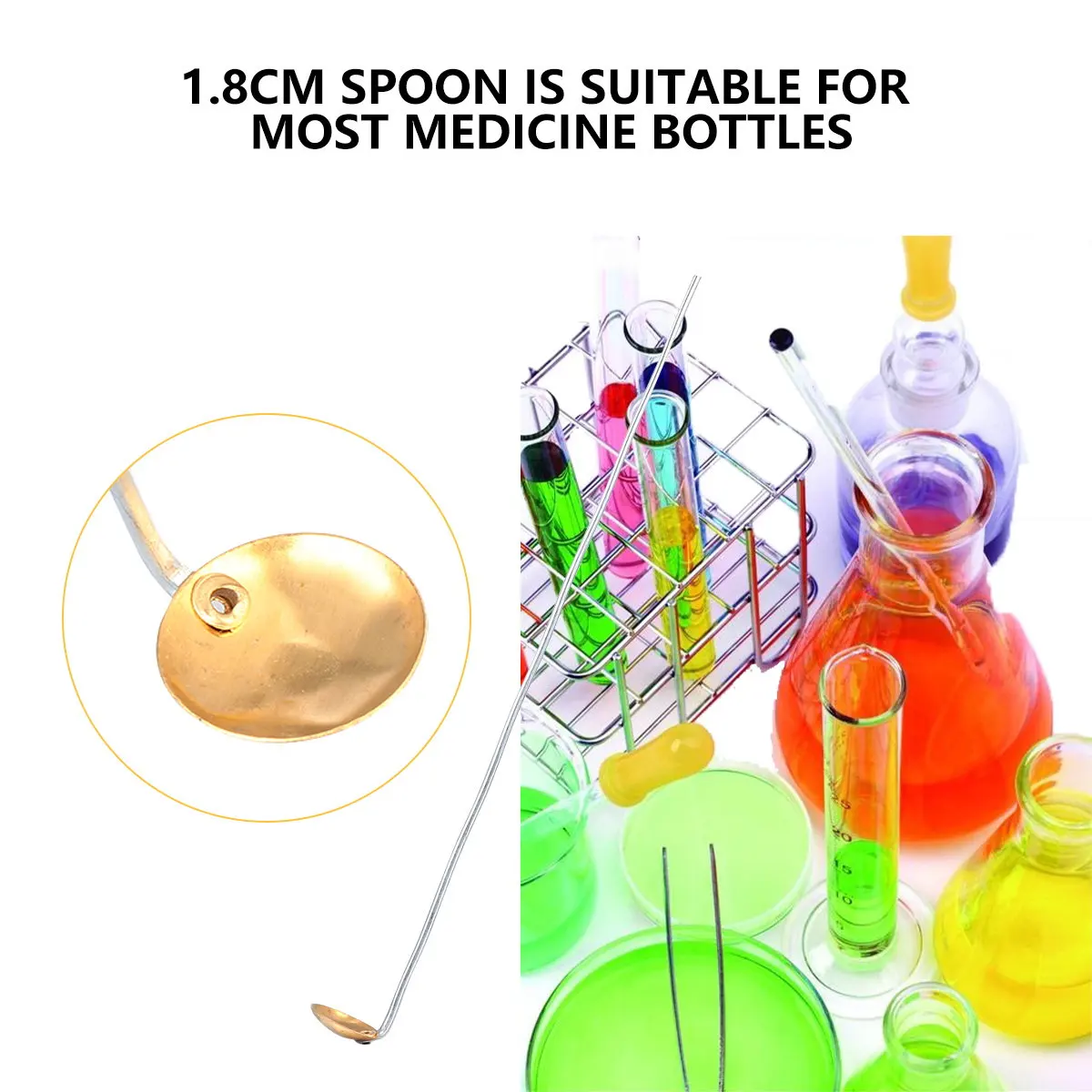 15Pcs 구리 연소 스푼 과학 실험실 실험을위한 연소 스푼 내열성 실험실 교육 용품