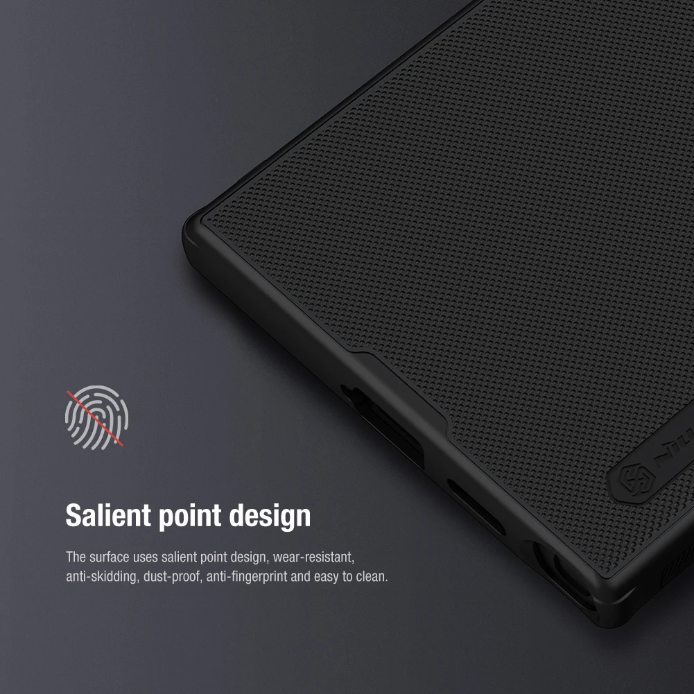 Nillkin-Coque de protection anti-rayures pour Samsung Galaxy S24 Ultra S24 Plus, PC mince, TPU, empreinte digitale, verde, coque de téléphone 4