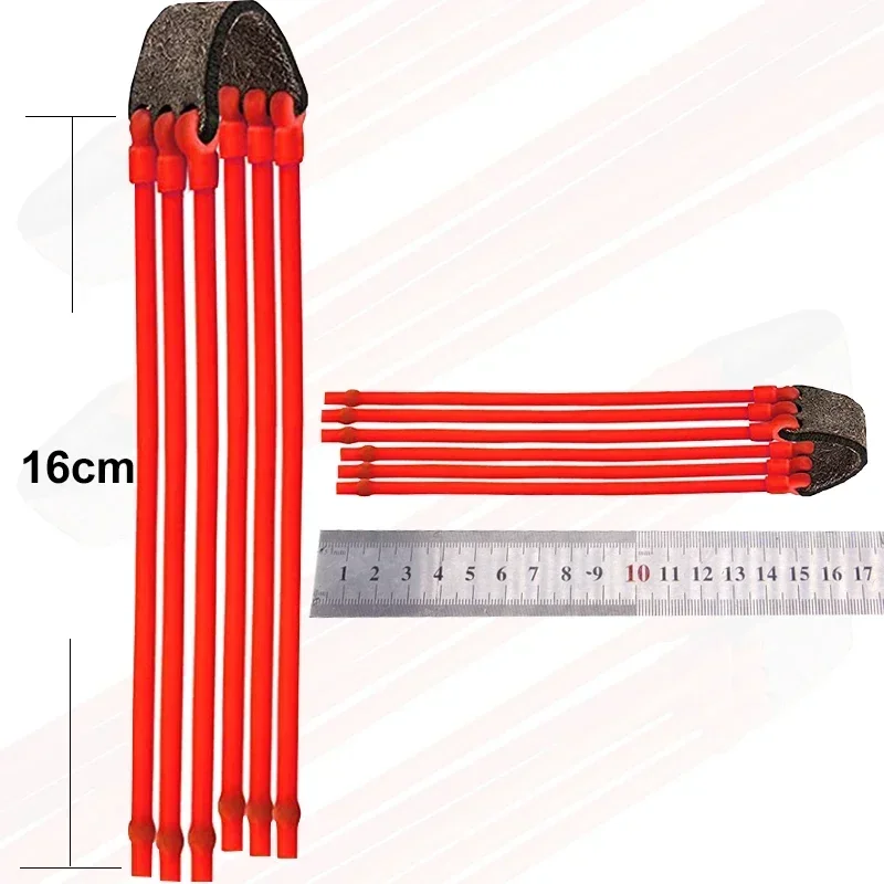 Shoot slingshot accessories Elastic Card Ball Rubber Band Hunting Slingshot Accessories Outdoor Game Pull Belt Fast Rebound Great Power