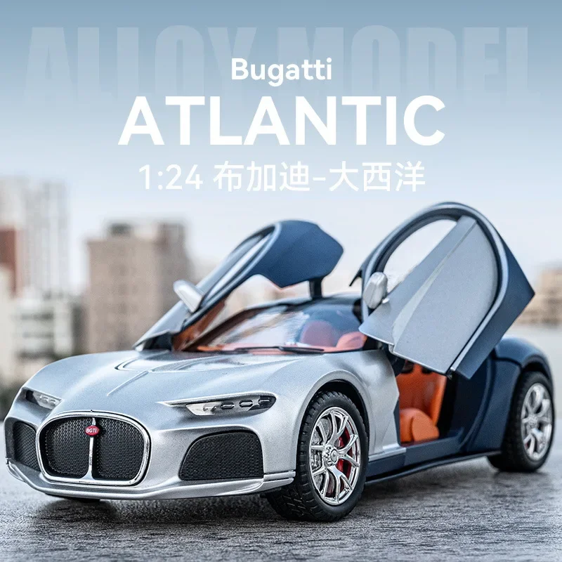 1: 24 Modelli Di Auto Sportive In Lega Bugatti Atlantic, Giocattoli, Regali, Ornamenti Da Collezione