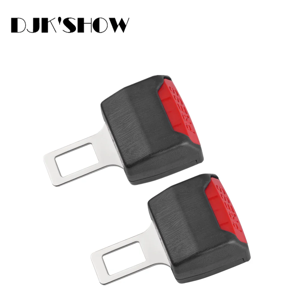 1PCS/2PCS Car Safety Seat Belt Clip Extender Seatbelt Lock Buckle Plug Thick Insert Socket Extension Safe Buckle Tool seat belt extender