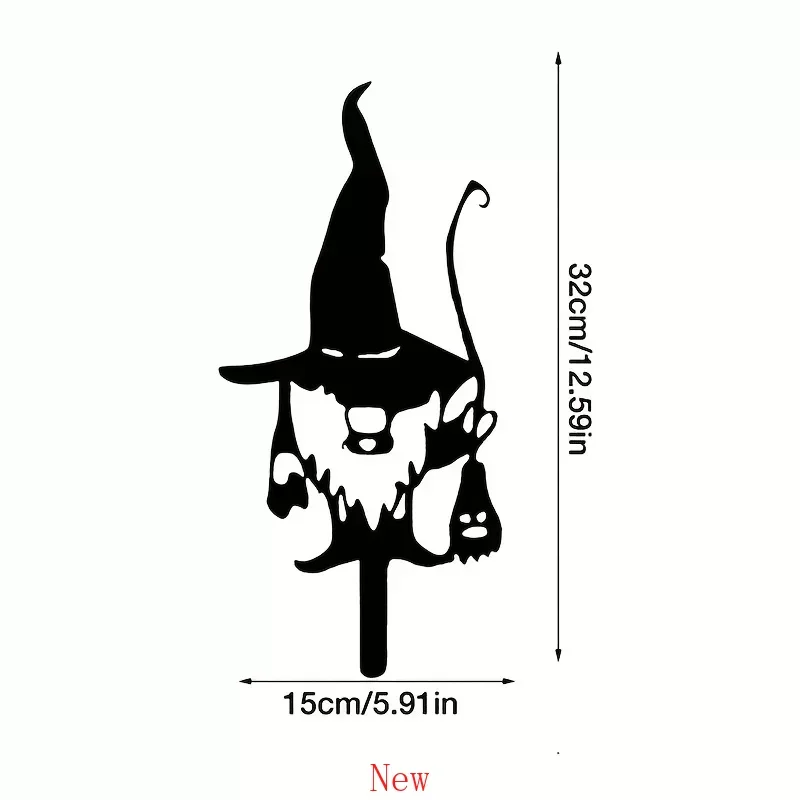 

Promotion Metal Garden Stake Metal Wizard Garden Decor Stakes Yard Decor Art Lawn Outdoor Home Decor Animal Silhouette Statues D