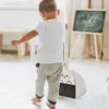 Household Mini Kids Broom and Dustpan Set Creative Pretend Play Toy Housekeeping Play Set Toddlers Cleaning Toys Set for Boys 3