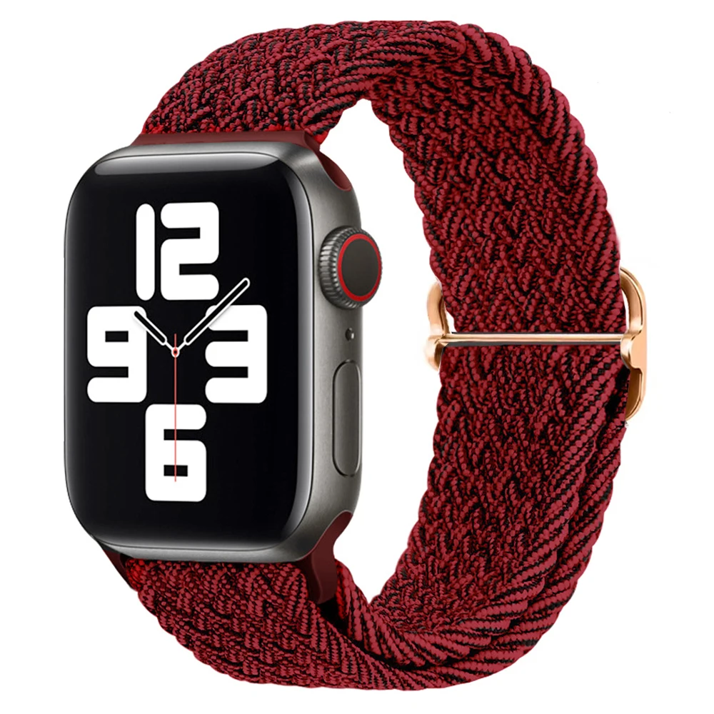 Braided Elastic Solo Loop Watch Band Bracelet