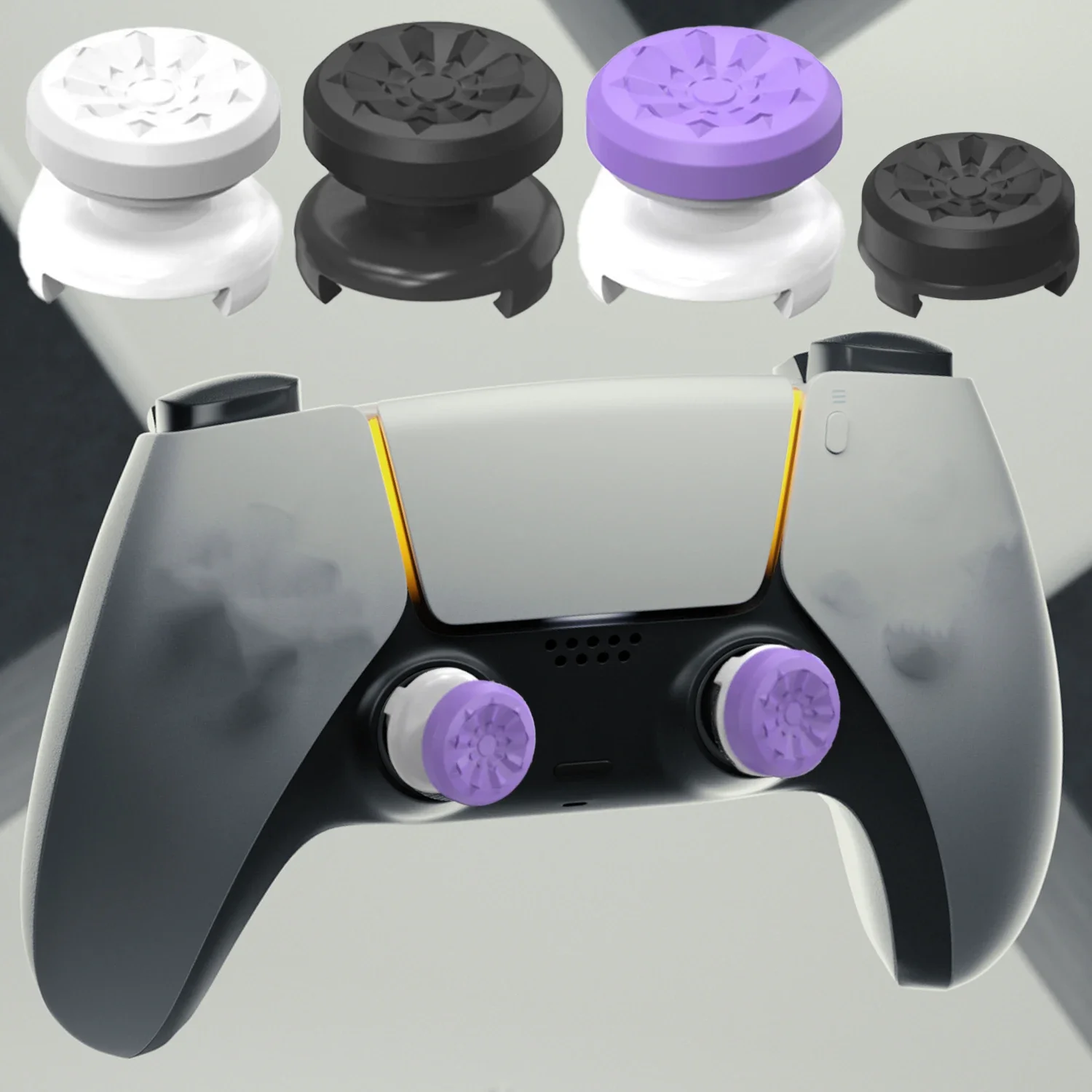 Gaming Controller Thumb Stick Hand Grip Extenders Caps for PS4 PS5 Gamepad Thumb Stick Grips Rise Covers for Playstation PS4/PS5