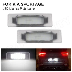2Pcs For Kia Sportage 2016 2017 2018 2019 2020 2021 LED License Plate Light For Hyundai Tucson 2019 2020 Number Plate Lamp