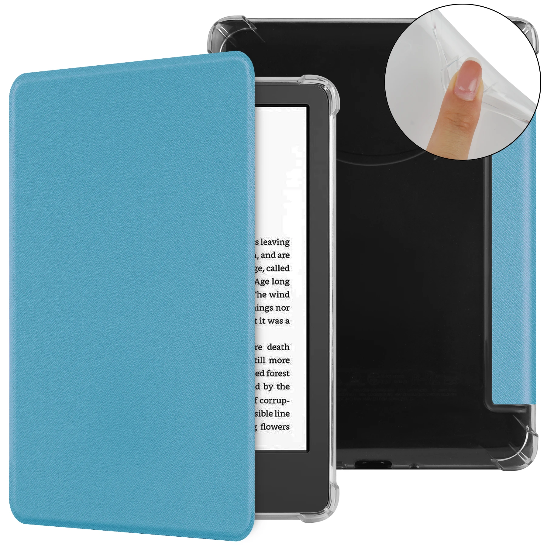 Transparent Soft TPU Cover for Kindle Paperwhite Signature Edition (2024)