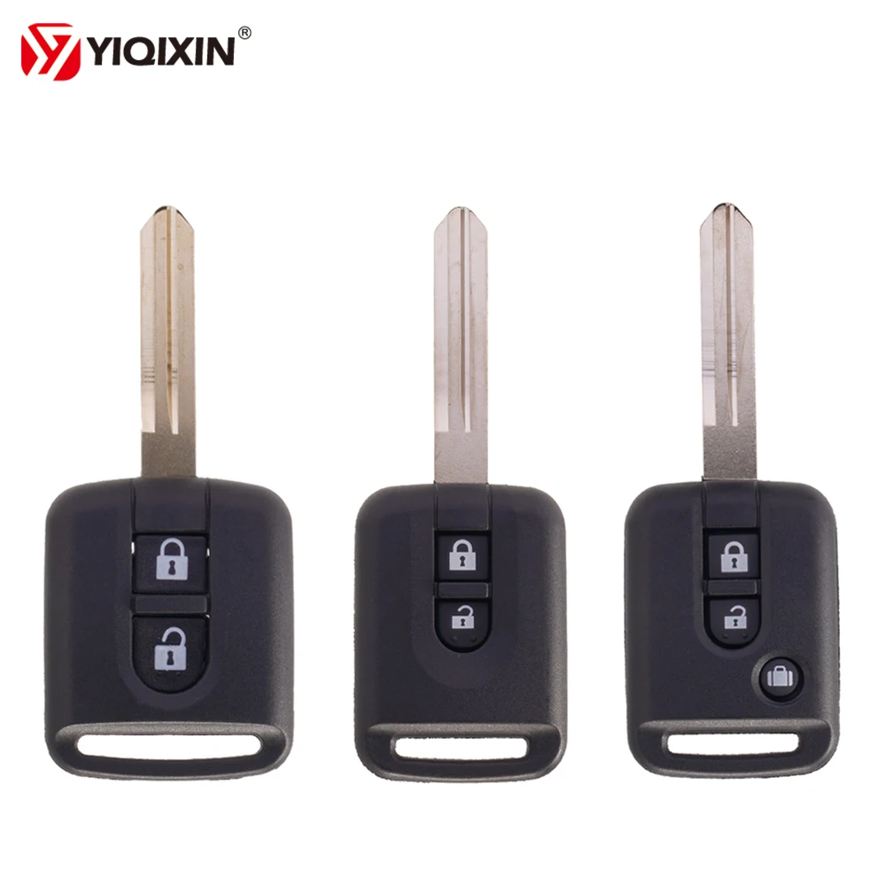 Key Case Car Remote Key Car Key Car Key Shell Key Shell For Nissan Micra 350Z Navara X-TRAIL Qashqai Primera Note Almera Y61 NV200 Key Fob 2/3 Buttons