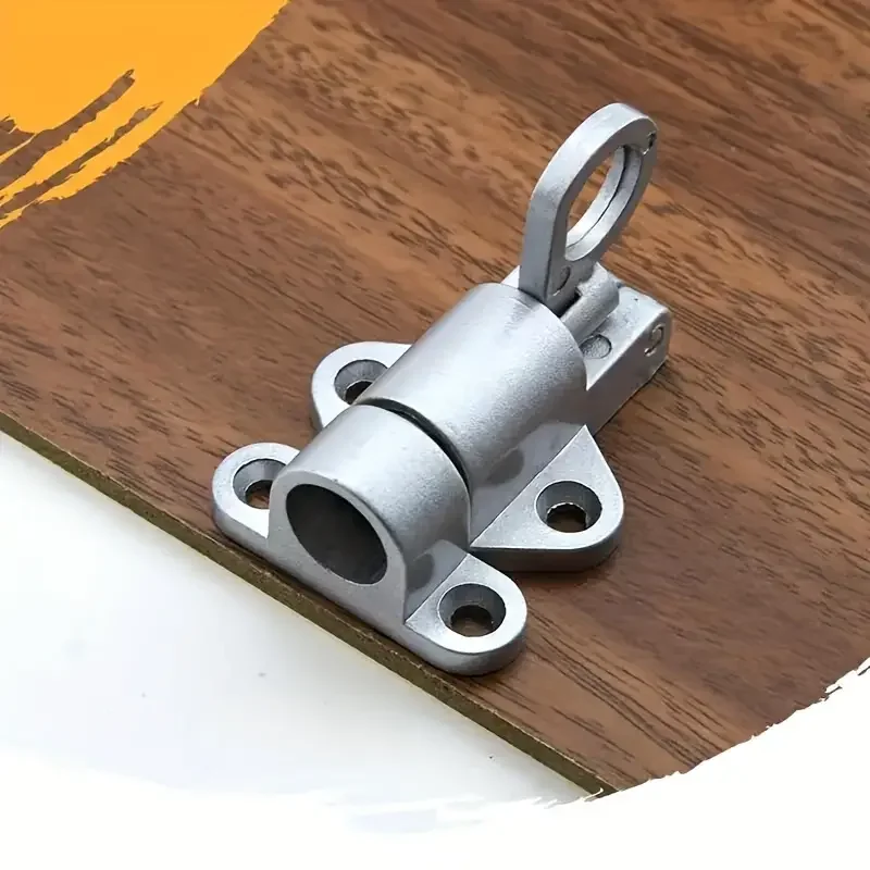 Door latch 1Pc spring automatic self-closing with safety pull ring