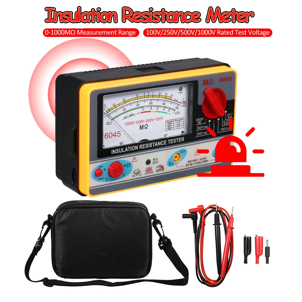 InsulationResistanceMeterDigitalOhmmeterMeggerInsulationTester