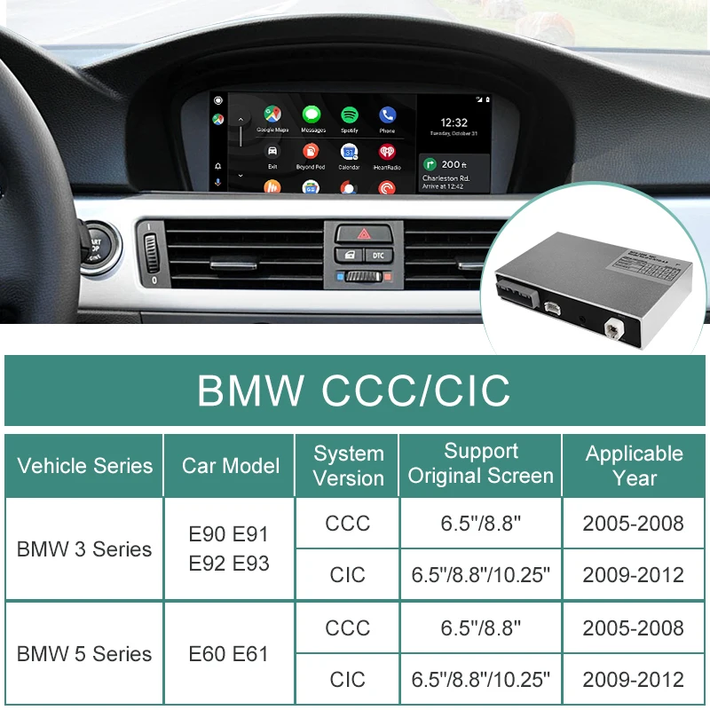 BMW用アップルワイヤレスカープレイモジュール e90 e91 e92 e93 BMW用アップルワイヤレスカープレイモジュール e90 e91 e92 e93