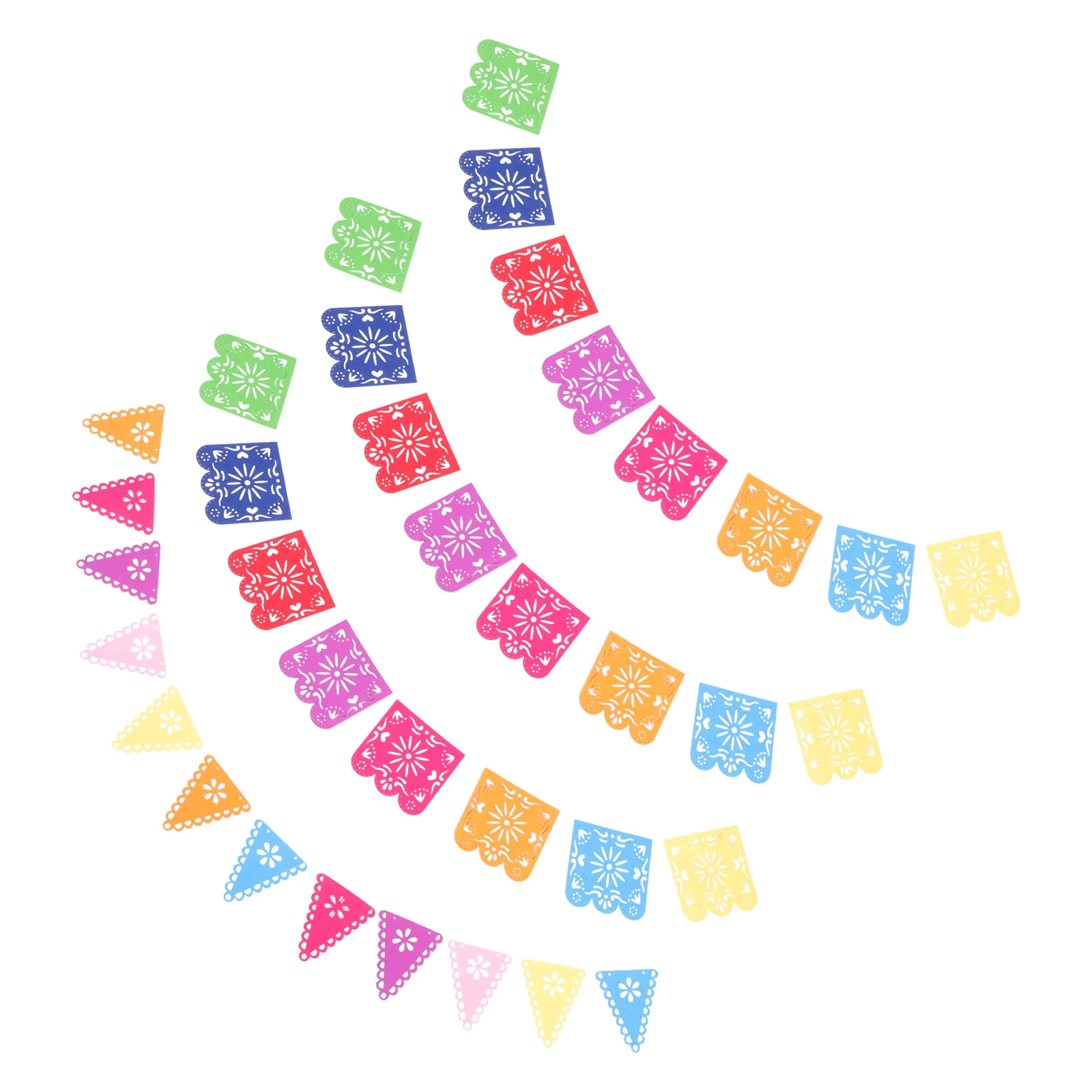 

1 Set Mexican Banner de Muertos Hanging Flags Mexican Party Decorations