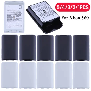 5-1PCS Wireless Controller Rechargeable Battery Cover For Xbox 360 With Sticker