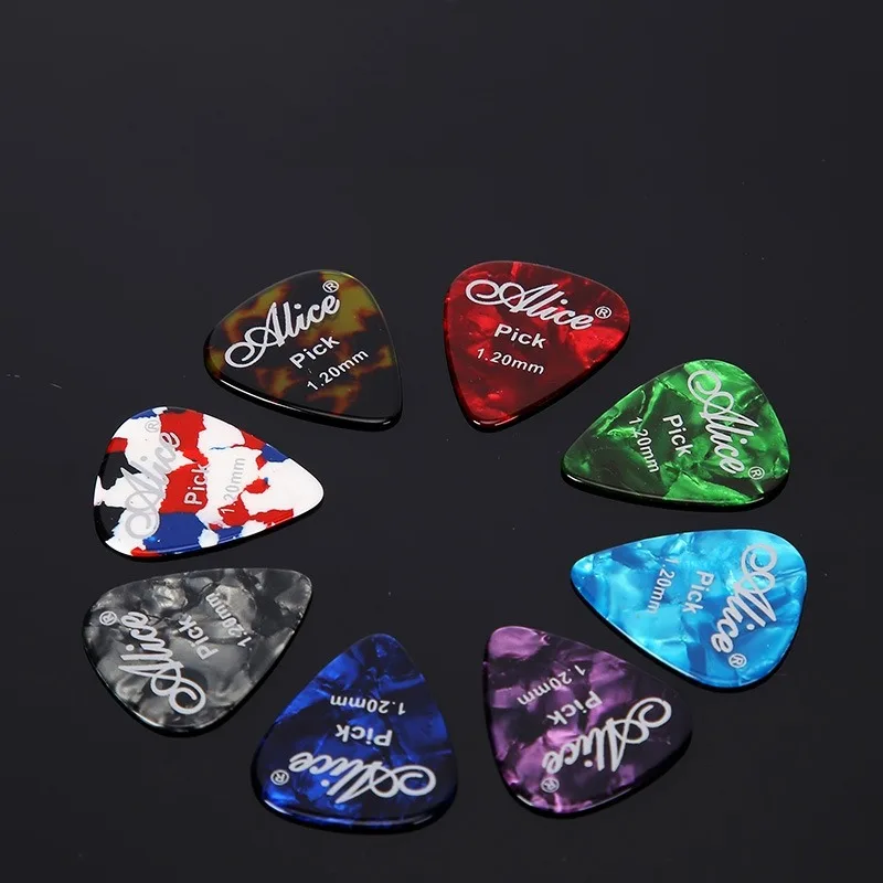 6pcs 어쿠스틱 추천 Plectrum 셀룰로이드 일렉트릭 스무스 기타 픽업 액세서리 0.46mm 0.71mm 0.81mm 0.96mm 1.2mm 1.5mm