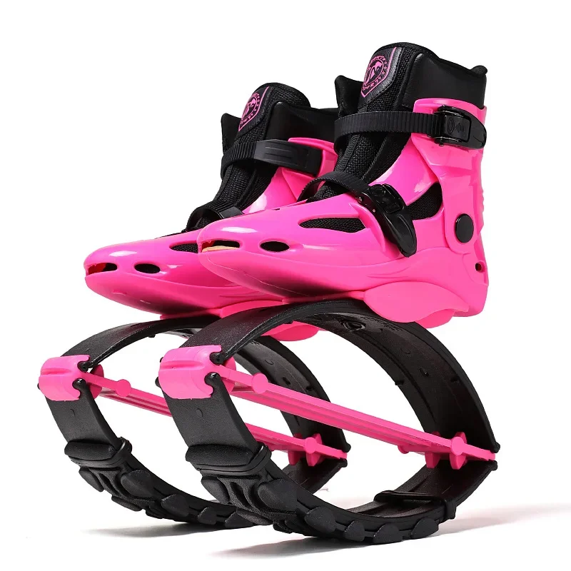 Adult Fitness Bouncing Shoes Kangaroo Jumping Shoes Elastic Boots Spring Rubber Upgraded Insoles Comfortable Casual Sports