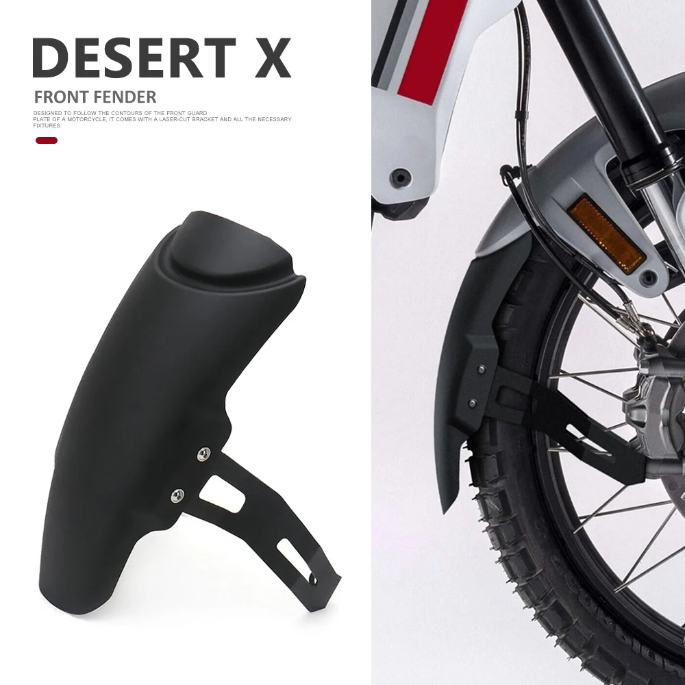 

New Motorcycle Accessories Front Fender Mudguard Wheel Hugger Splash Guard For Ducati DESERT X DesertX Desert X 2022 2023