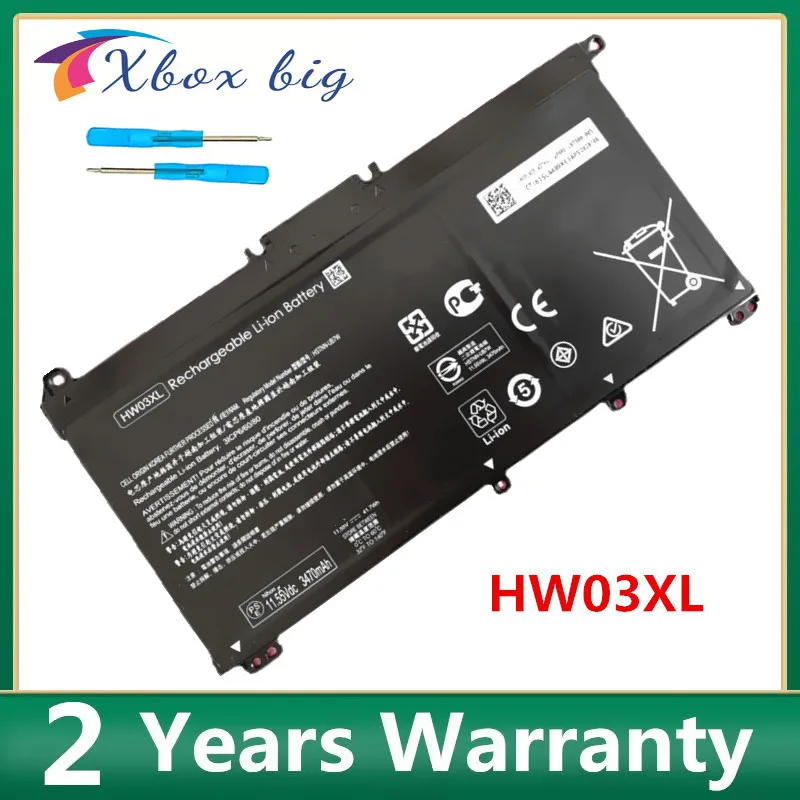 

HW03XL Battery for HP 15-EG0067ST HSTNN-IB90 LB8U L97300-005 15-EG0027OD 11.34V 11.55V 41WH Genuine HW03XL Battery