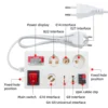 LED Lamp Bulb Light Voltage Power Quick Fast Tester Holder for E27 B22 E14 Lamp Bulb Light Test Box EU Plug With Power Display 5