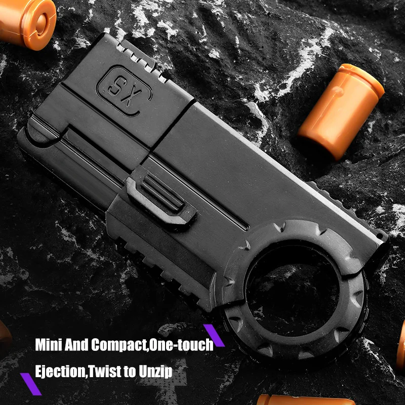 Antistress Fidget Toys Upgrade Finger Ring Spinner Mini Throwing Shell Gun Toy For Kids Adults Stress Relief Gift