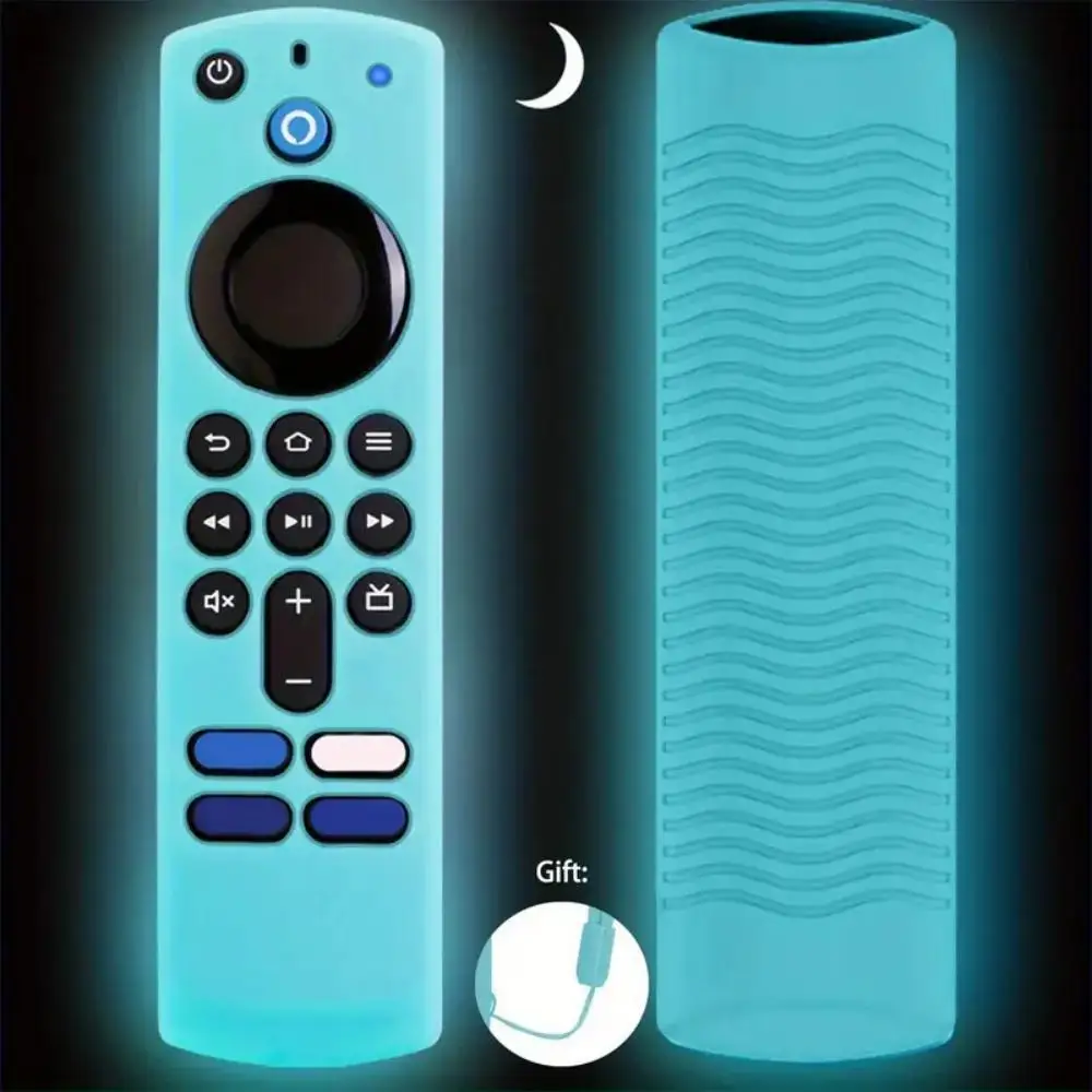 Silicone luminous remote control cover for Alexa Voice Remote (3rd Gen) L5B83G 2021 Release, Fire TV Stick 4K 2nd Gen  (2021)
