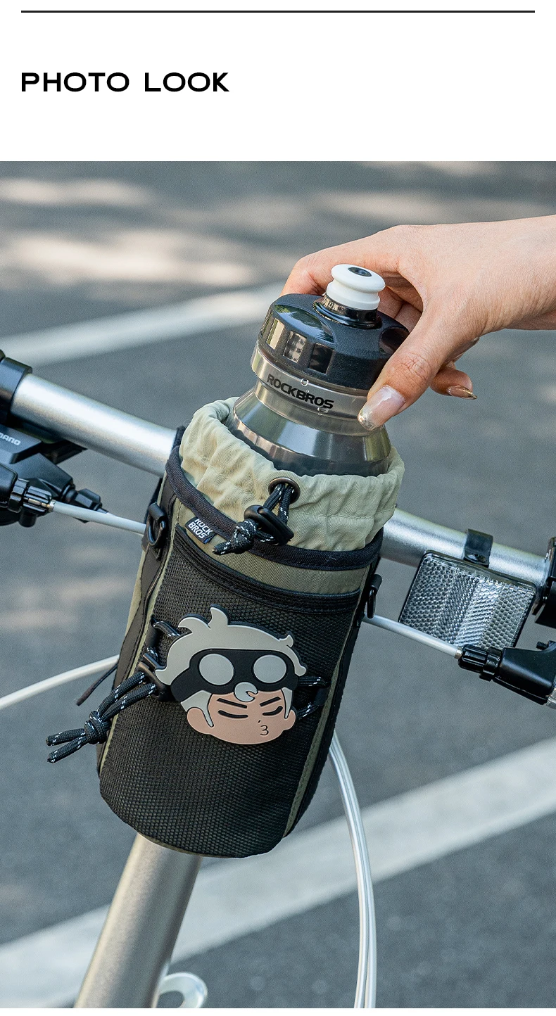 front mounted bottle carrier