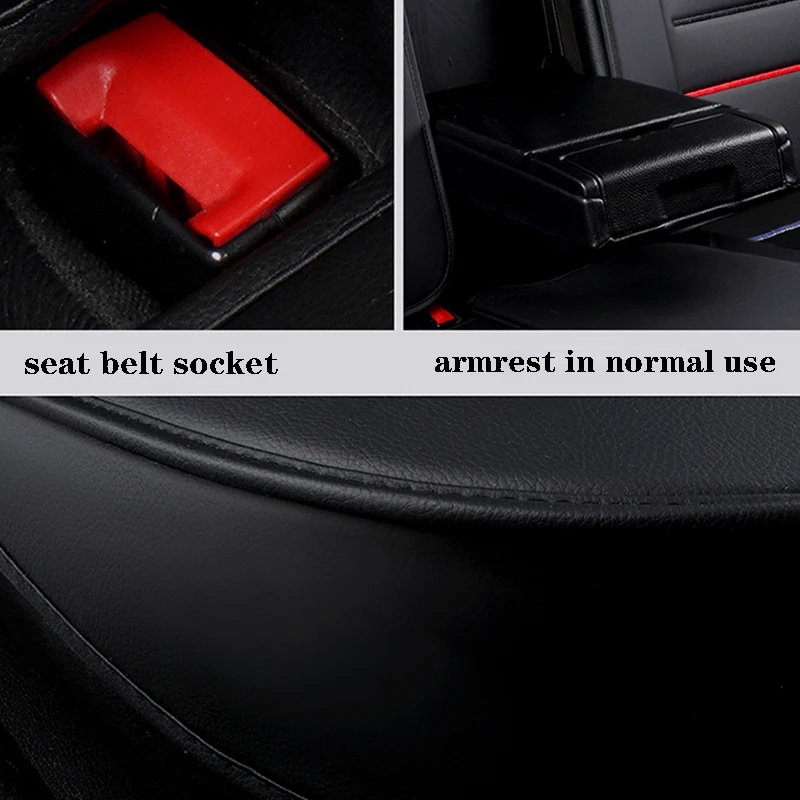 Auto Sitzbezüge Für Audi A3 8p Q5 A6 C6 A4 A5 Sportback Avant 8v C7 A1 B9 q2  Q3 Q5 Universal Leder Auto Zubehör - AliExpress