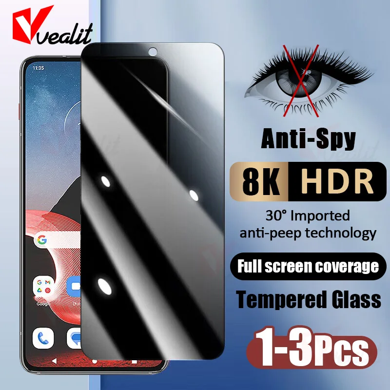 

1-3Pcs Privacy Screen Protectors For Motorola ThinkPhone G84 G54 G14 G73 G53 G23 G13 G82 G72 G62 G52 G42 G32 G22 Anti-spy Glass