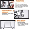 Pasta Maker Machine Dumpling Dough Skin Noodle Making Pasta Maker Dough Roller Noodle Cutting Machine for Spaghetti, Fettuccini 4