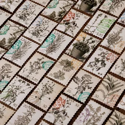 Dark Plant Map Phone Aesthetic Stickers Decoracion Scrapbooking Accessories Sticker Flakes School Supplies 46PCS