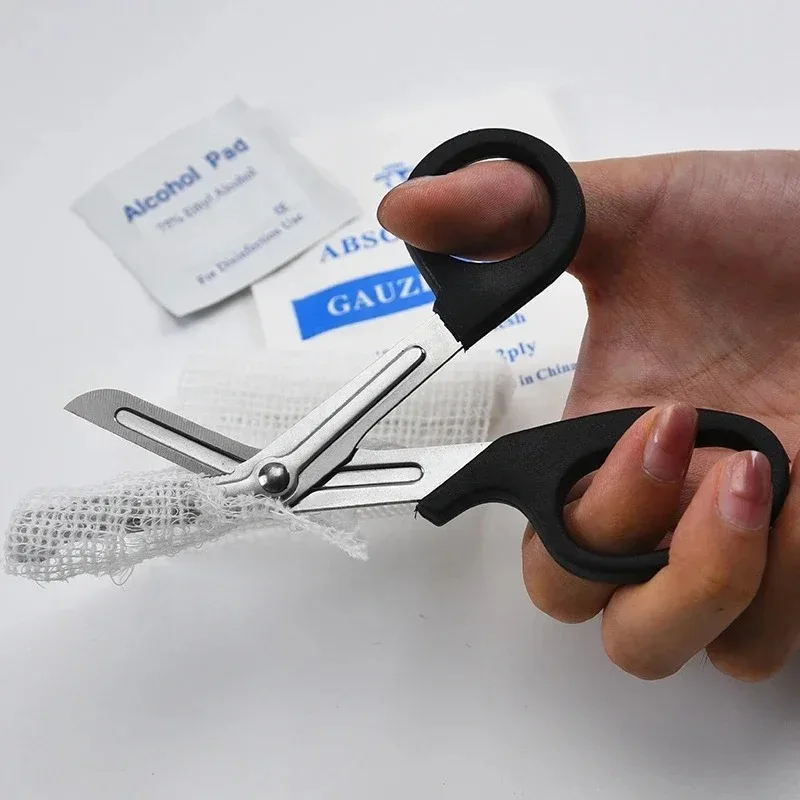 Medical Rescue Scissor Trauma Gauze IFAK Emergency First Aid Nurse Medical Rescue Tool Household Bandage Shear