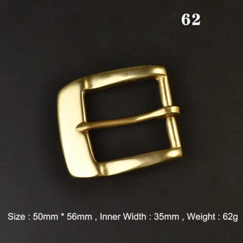 Premium Solid Brass Pin Buckle for Leather Craft and Belt Replacement