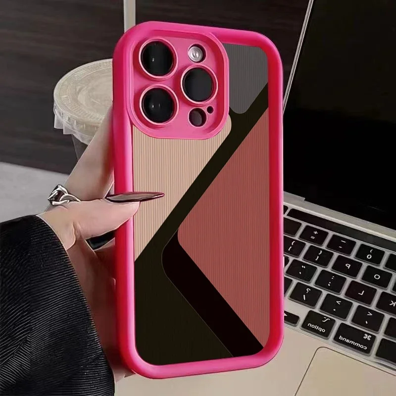 thumbnail image 1 of Fashion Zebra Stripes Lattice Pattern Silicone Case For iPhone 15 14 13 12 11 Pro Max XS X XR 7 8 Plus SE 2020 Shockproof Cover, 1 of 5