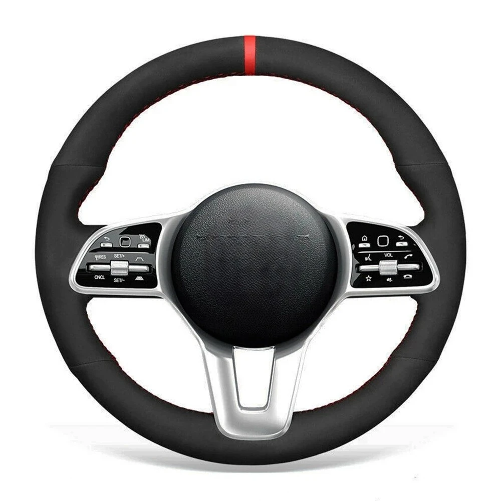 

Для Mercedes Benz A-Class W177 B-Class W247 C-Class W205 CLS-Class черная натуральная кожа замша