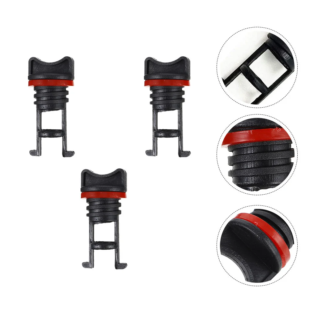 

3pcs Universal Kayak Scupper Plug Nylon Scupper Plug Canoe Drain Holes Stopper