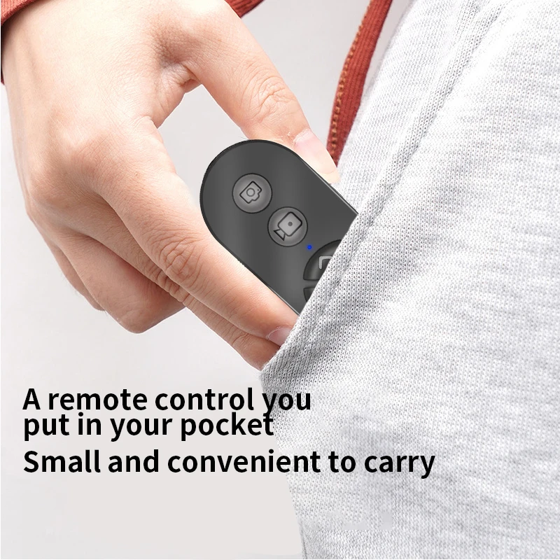 7 Buttons Wireless Phone Selfie Photo Shutter Tiktok Video Page Turner Rechargeable Bluetooths-compatible Remote Controller