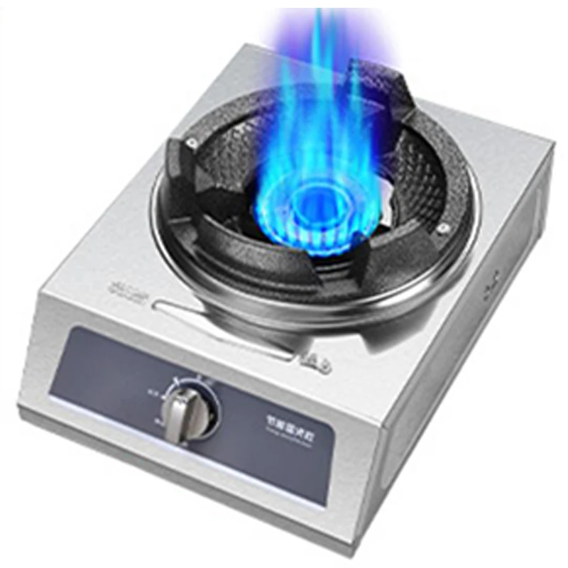 

40KW Liquefied Gas Stove Furious Fire Stove Single Stove Stir-frying High Pressure Stove Stainless Steel Desktop Gas Cooker