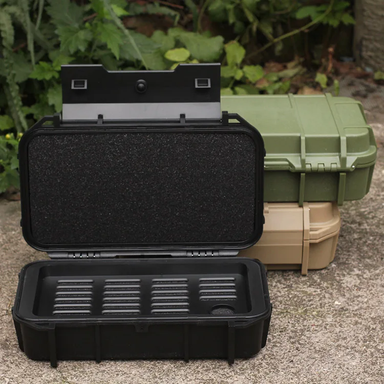 New Double Layer Waterproof Storage Box Compression And Moisture-proof EDC Seal Large With Buffer Pad Anti-fall Shock-proof Box electrician tool bag Tool Storage Items