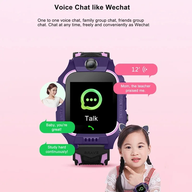 Q19 Children Smart Watches SOS Phone Watch Smartwatch Kids With Sim Card Photo Waterproof IP67 A28 Q19 Gift For IOS Android 4