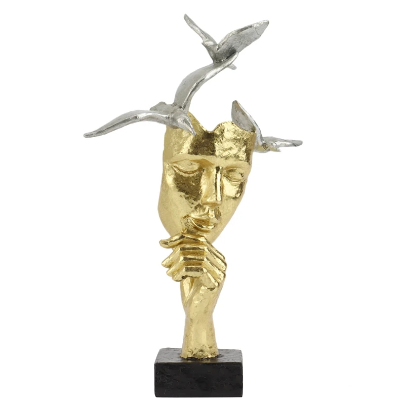 

Акция! Абстрактная фигурка птицы, простое Современное украшение, художественные украшения, скульптура для офиса, гостиной, бара, кафе