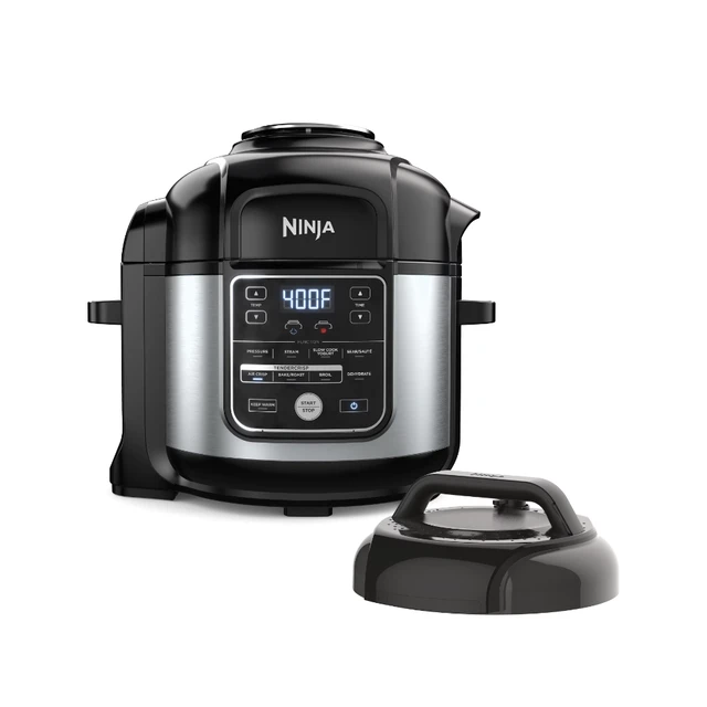 Ninja Speedi Rapid Cooker & Air Fryer, SF300, 6-Qt. Capacity, 10-in-1  Functionality, Meal Maker, Sea Salt Gray