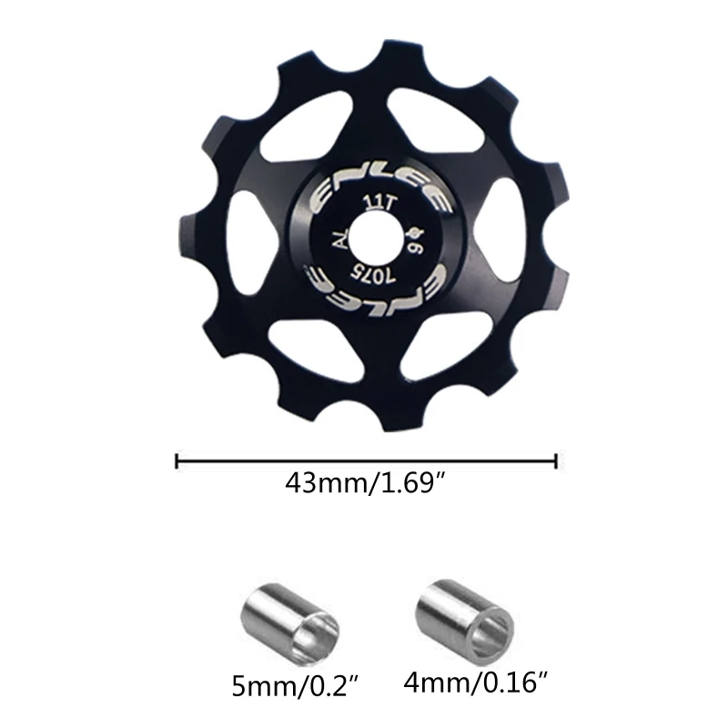 

11T Steel Bearing Pulleys Bike Rear Derailleurs Jockeys Wheel Bike Guide Roller Drop Shipping