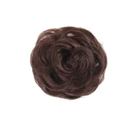 Perruque synthétique avec bandeau en forme de disheveled, chignon, cheveux naturels, haute température, soie ultraviolette, boucles, 2006/bun 6