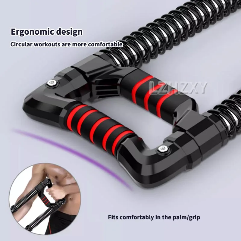 Two Way Spring Arm Apparatus for Men Adjustable Arm Strength Device Household Fitness Hand Gripper